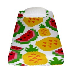 Watermelon -12 Fitted Sheet (single Size) by nateshop