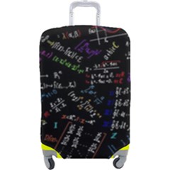 Mathematics  Physics Maths Math Pattern Luggage Cover (large) by pakminggu