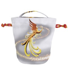 Phoenix Drawstring Bucket Bag by Cowasu