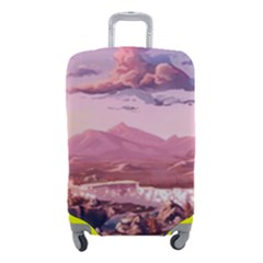 Aesthetic Landscape Vintage Cartoon Luggage Cover (small) by Sarkoni