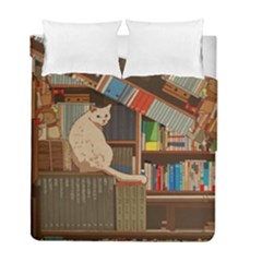 Library Aesthetic Duvet Cover Double Side (full/ Double Size) by Sarkoni