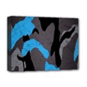 Blue, Abstract, Black, Desenho, Grey Shapes, Texture Deluxe Canvas 16  x 12  (Stretched)  View1