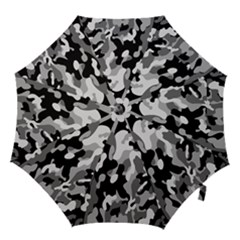 Dark Camouflage, Military Camouflage, Dark Backgrounds Hook Handle Umbrellas (medium) by nateshop