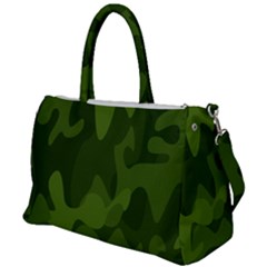 Green Camouflage, Camouflage Backgrounds, Green Fabric Duffel Travel Bag by nateshop