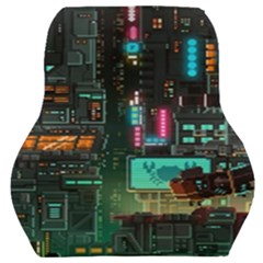 Video Game Pixel Art Car Seat Back Cushion  by Sarkoni