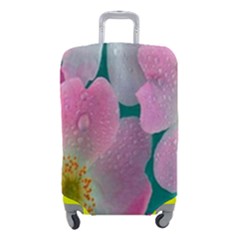 Pink Neon Flowers, Flower Luggage Cover (small) by nateshop