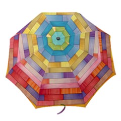 Rainbow Wood Folding Umbrellas by zappwaits