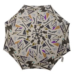 90s Geometric Christmas Pattern Hook Handle Umbrellas (small) by Grandong