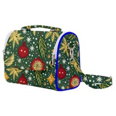 Christmas Pattern Satchel Shoulder Bag by Valentinaart