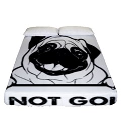Black Pug Dog If I Cant Bring My Dog I T- Shirt Black Pug Dog If I Can t Bring My Dog I m Not Going Fitted Sheet (queen Size) by EnriqueJohnson