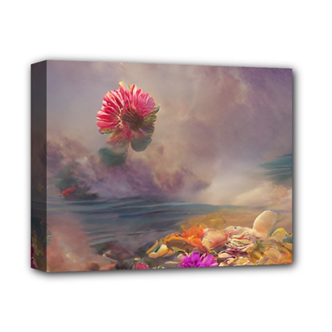 Floral Blossoms  Deluxe Canvas 14  X 11  (stretched) by Internationalstore