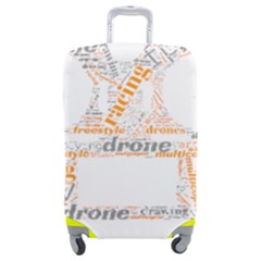 Drone Racing Word Cloud T- Shirt F P V Freestyle Drone Racing Word Cloud T- Shirt (3) Luggage Cover (medium) by ZUXUMI
