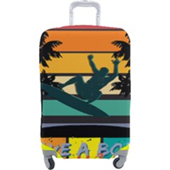 Bright Surfing Design Board Meeting T- Shirt Board Meeting Surfing Bright T Shirt Design T- Shirt Luggage Cover (large) by JamesGoode
