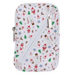 Christmas Santa Claus Pattern Belt Pouch Bag (small) by Sarkoni
