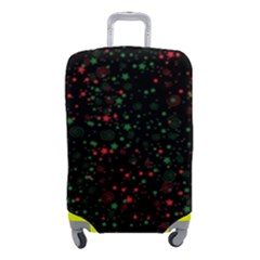 Confetti Star Dot Christmas Luggage Cover (small) by uniart180623