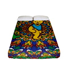 Grateful Dead Pattern Fitted Sheet (full/ Double Size) by Sarkoni