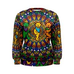 Grateful Dead Pattern Women s Sweatshirt by Sarkoni
