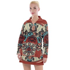 Grateful-dead-pacific-northwest-cover Women s Long Sleeve Casual Dress by Sarkoni