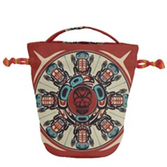Grateful-dead-pacific-northwest-cover Drawstring Bucket Bag by Sarkoni