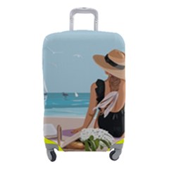 Rest By The Sea Luggage Cover (small) by SychEva