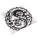 Ying Yang Tattoo Wooden Puzzle Square View3