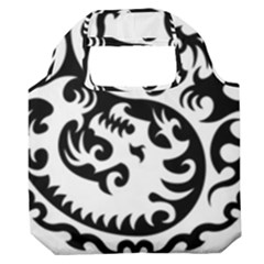 Ying Yang Tattoo Premium Foldable Grocery Recycle Bag by Ket1n9