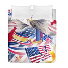 Independence Day United States Of America Duvet Cover Double Side (full/ Double Size) by Ket1n9