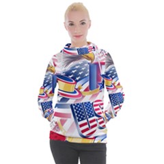 Independence Day United States Of America Women s Hooded Pullover by Ket1n9