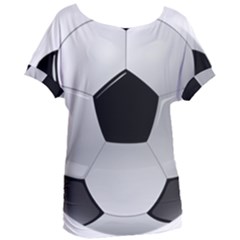 Soccer Ball Women s Oversized T-shirt by Ket1n9