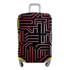 Circuit Board Seamless Patterns Set Luggage Cover (small) by Ket1n9