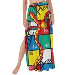 Snakes And Ladders Maxi Chiffon Tie-up Sarong by Ket1n9