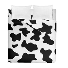 Animal-print-black-and-white-black Duvet Cover Double Side (full/ Double Size) by Ket1n9