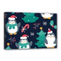Colorful Funny Christmas Pattern Canvas 18  x 12  (Stretched) View1