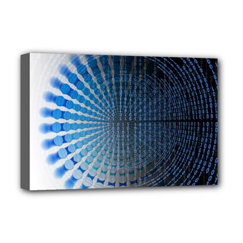 Data-computer-internet-online Deluxe Canvas 18  X 12  (stretched) by Ket1n9