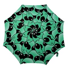 Art Alien Pattern Hook Handle Umbrellas (small) by Ket1n9