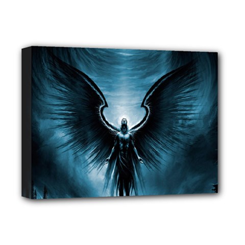 Rising Angel Fantasy Deluxe Canvas 16  X 12  (stretched)  by Ket1n9