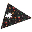 Christmas Pattern Texture Colorful Wallpaper Wooden Puzzle Triangle View3