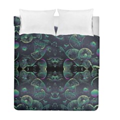 Background Pattern Mushrooms Duvet Cover Double Side (full/ Double Size) by Ravend