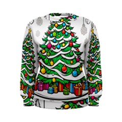 Christmas Tree Women s Sweatshirt by Vaneshop