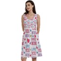 Love Mom Happy Mothers Day I Love Mom Graphic Classic Skater Dress View1