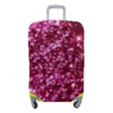 Pink Glitter Luggage Cover (Small) View1