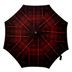 Black And Red Backgrounds Hook Handle Umbrellas (medium) by Amaryn4rt
