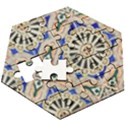 Ceramic-portugal-tiles-wall- Wooden Puzzle Hexagon View3