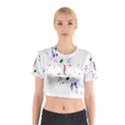 Star-structure-many-repetition- Cotton Crop Top View1