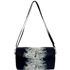 Tree Pine White Starlight Night Winter Christmas Removable Strap Clutch Bag by Amaryn4rt