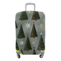 Christmas Trees Pattern Wallpaper Luggage Cover (small) by Pakjumat