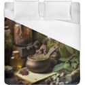 Apothecary Old Herbs Natural Duvet Cover (King Size) View1
