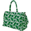 Tropical Leaf Pattern Duffel Travel Bag View1