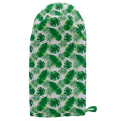 Tropical Leaf Pattern Microwave Oven Glove by Dutashop