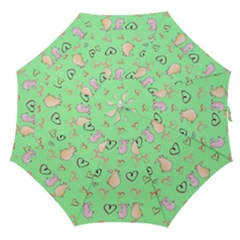 Pig Heart Digital Straight Umbrellas by Ravend